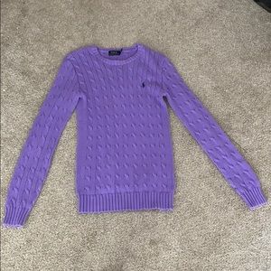 Ralph Lauren Purple Sweater